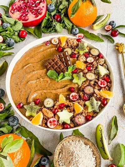 Bol de smoothie choco-menthe et patate douce - SETA Organic
