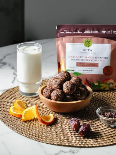 Boules d’énergie cacao-orange - SETA Organic