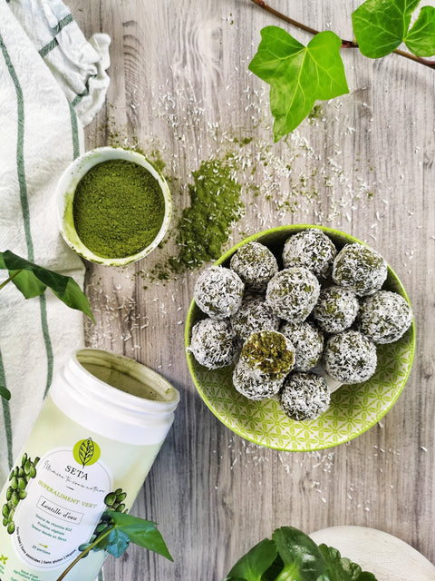 Boules d’énergie lime, coco et Lentille d'eau - SETA Organic