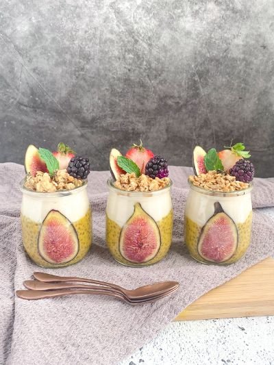 Pudding de chia à la mangue et au curcuma - SETA Organic