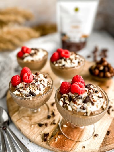 Pudding de chia crémeux noisettes et cacao - SETA Organic