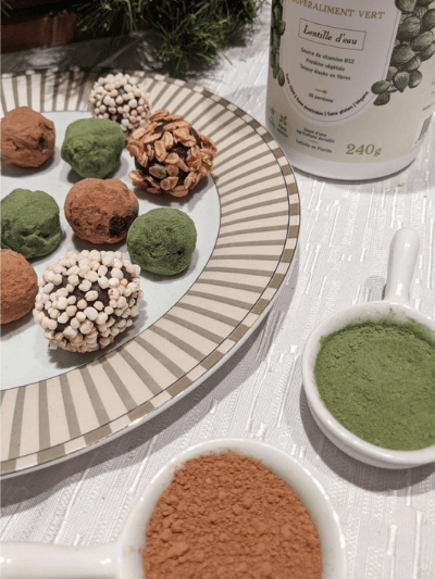 Truffes au chocolat noir et Lentille d'eau - SETA Organic