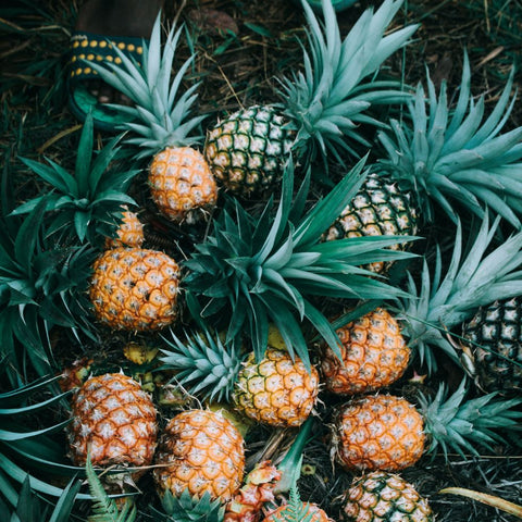 Pineapple, passion fruit, lime