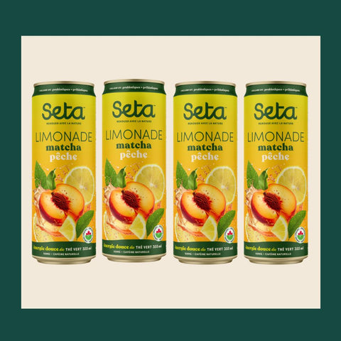 Limonade matcha - Pêche