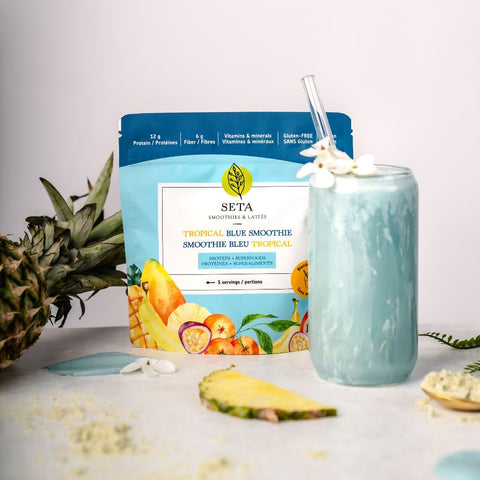 Smoothie Bleu Tropical - Smoothie Bleu Tropical - SETA Organic