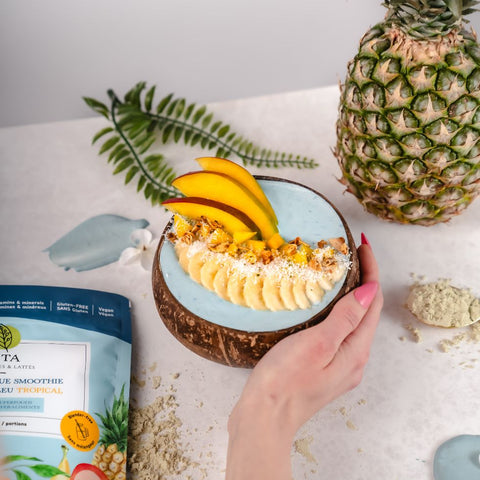 Smoothie Bleu Tropical - Smoothie Bleu Tropical - SETA Organic