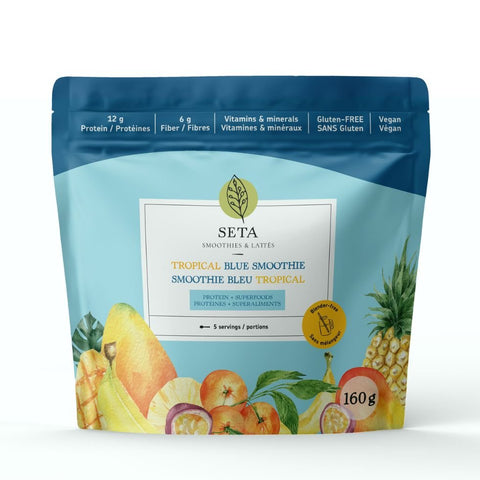 Smoothie Bleu Tropical - Smoothie Bleu Tropical - SETA Organic