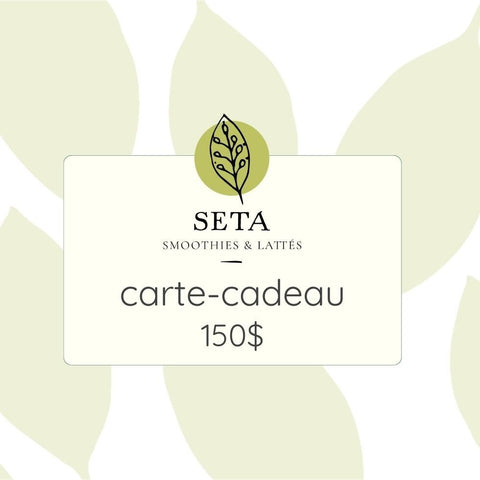 Carte-cadeau virtuelle - Carte-cadeau virtuelle - SETA Organic