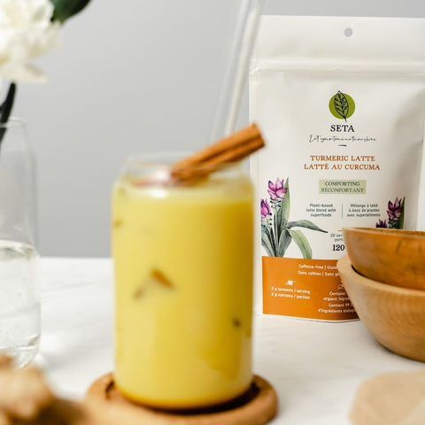 Latté au Curcuma avec Superaliments - Latté au Curcuma avec Superaliments - SETA Organic