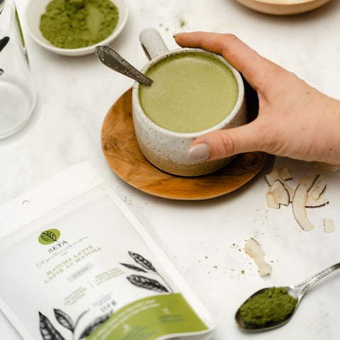 Latté au Matcha avec Superaliments - Latté au Matcha avec Superaliments - SETA Organic