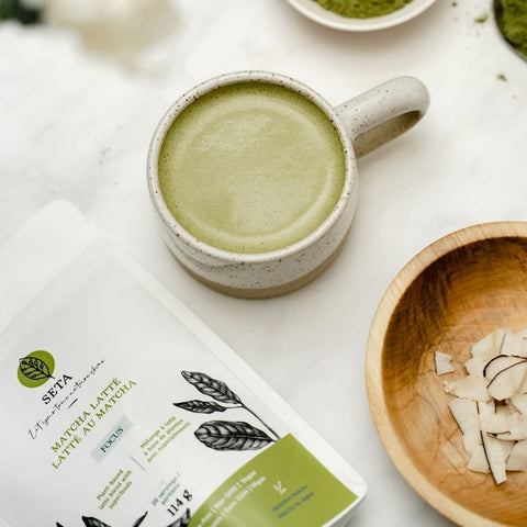 Latté au Matcha avec Superaliments - Latté au Matcha avec Superaliments - SETA Organic