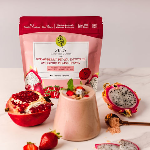 Smoothie Fraise Pitaya - Smoothie Fraise Pitaya - SETA Organic