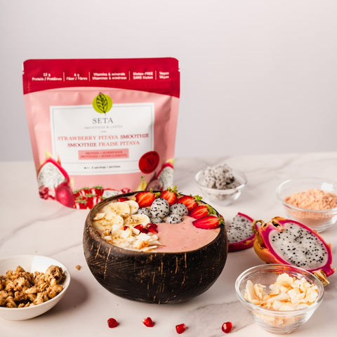 Smoothie Fraise Pitaya - Smoothie Fraise Pitaya - SETA Organic