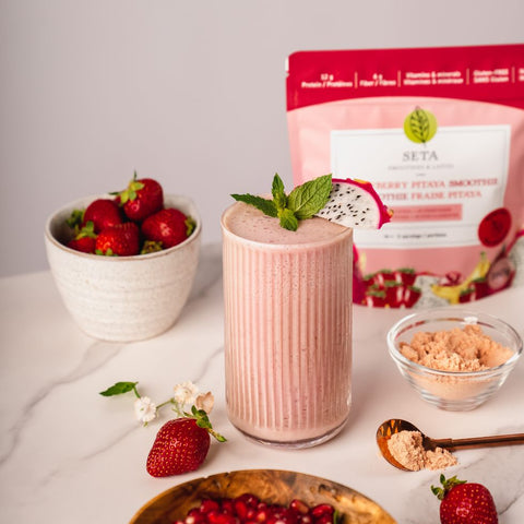 Smoothie Fraise Pitaya - Smoothie Fraise Pitaya - SETA Organic