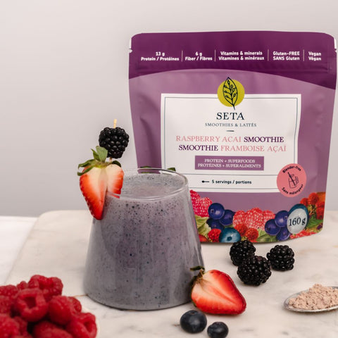 Smoothie Framboise Açai - Smoothie Framboise Açai - SETA Organic