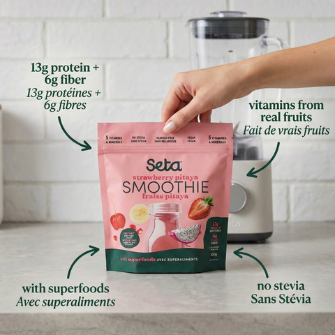 Smoothie protéiné Fraise Pitaya