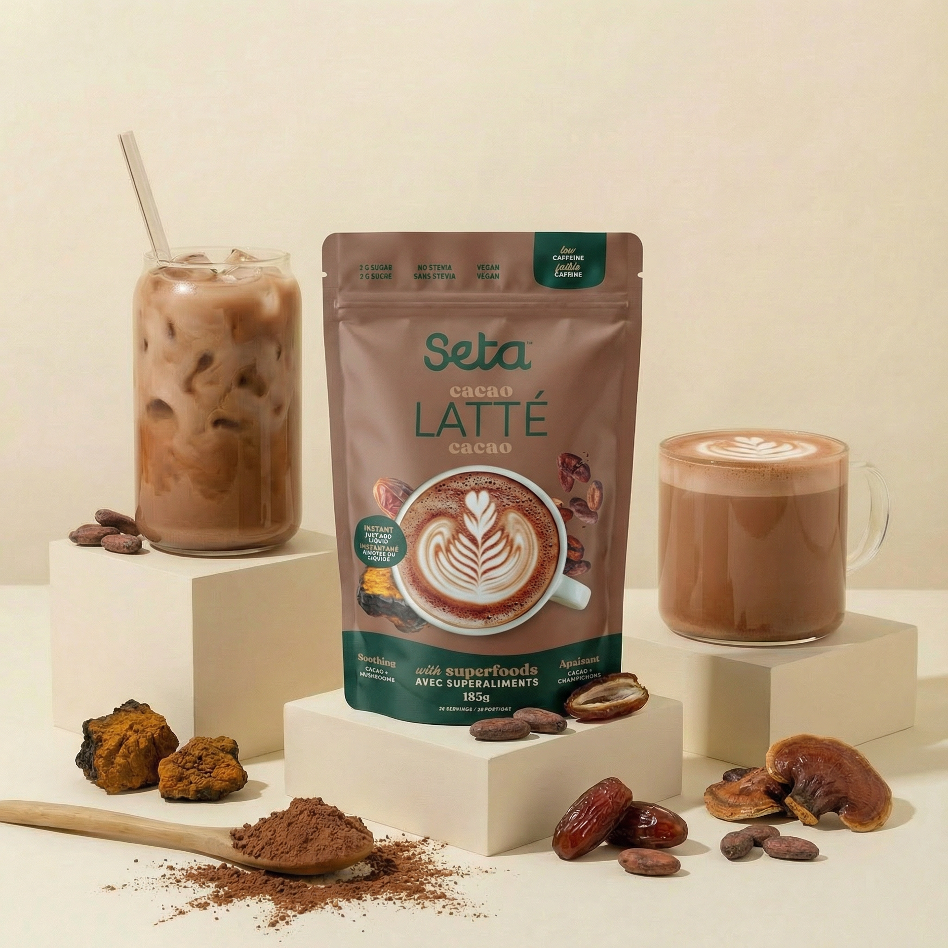 Cacao Latte | Superfood plant-based latte | Seta Organic – SETA