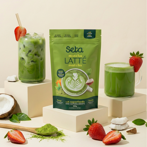 Latté au Matcha - Fraise