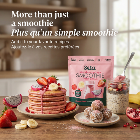 Smoothie protéiné Fraise Pitaya