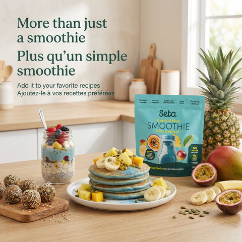 Smoothie protéiné Bleu Tropical