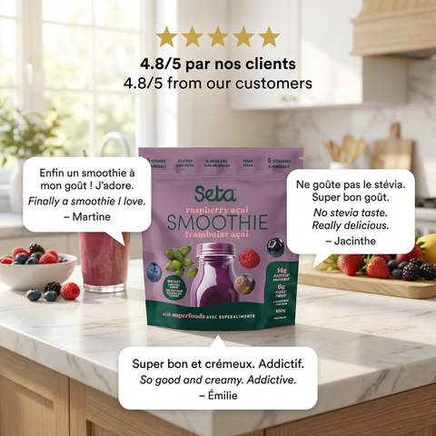 Smoothie protéiné Framboise Açai