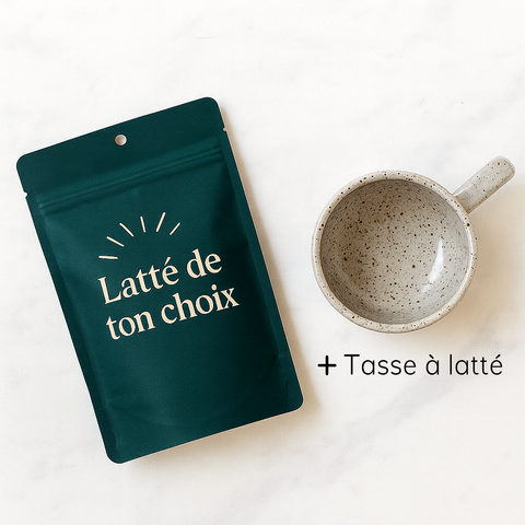 Ensemble rituel à latté