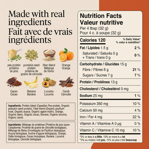 Smoothie protéiné Choco Orange