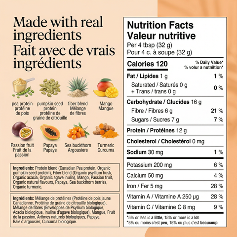 Smoothie protéiné Mangue Exotique