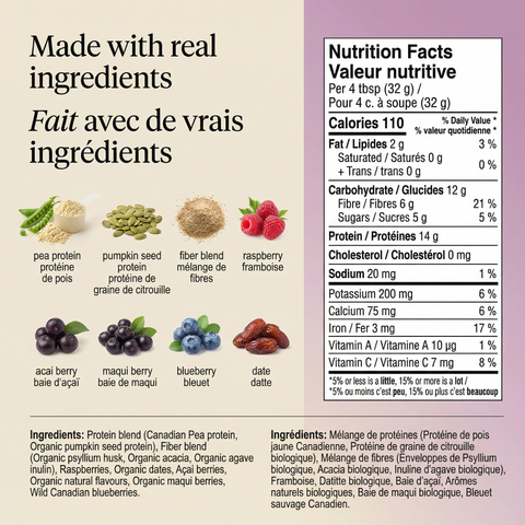 Smoothie protéiné Framboise Açai