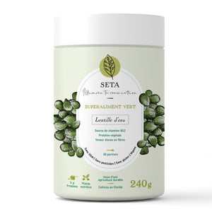 Lentilledeausuperalimentvert_SETA - Lentille d'eau - Superaliment vert - SETA Organic